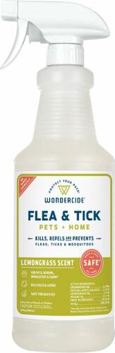 Wondercide Flea/Tick/Mosquito Natural Lemongrass Scent Home & Pet Spray