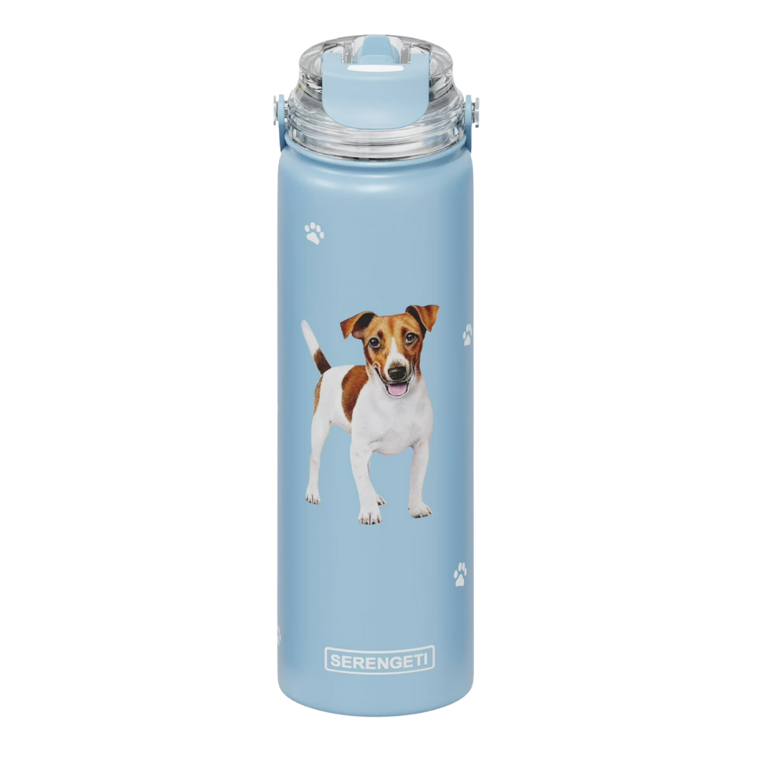 E & S Imports Serengeti Jack Russell Terrier Stainless Steel Water Bottle 24 oz