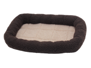 Happy Tails Crate Bolster Pet Bed- Sable