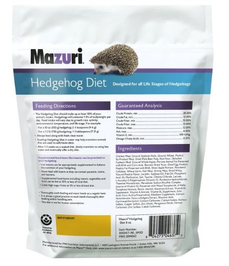 Purina Mazuri Hedgehog Food 8 oz