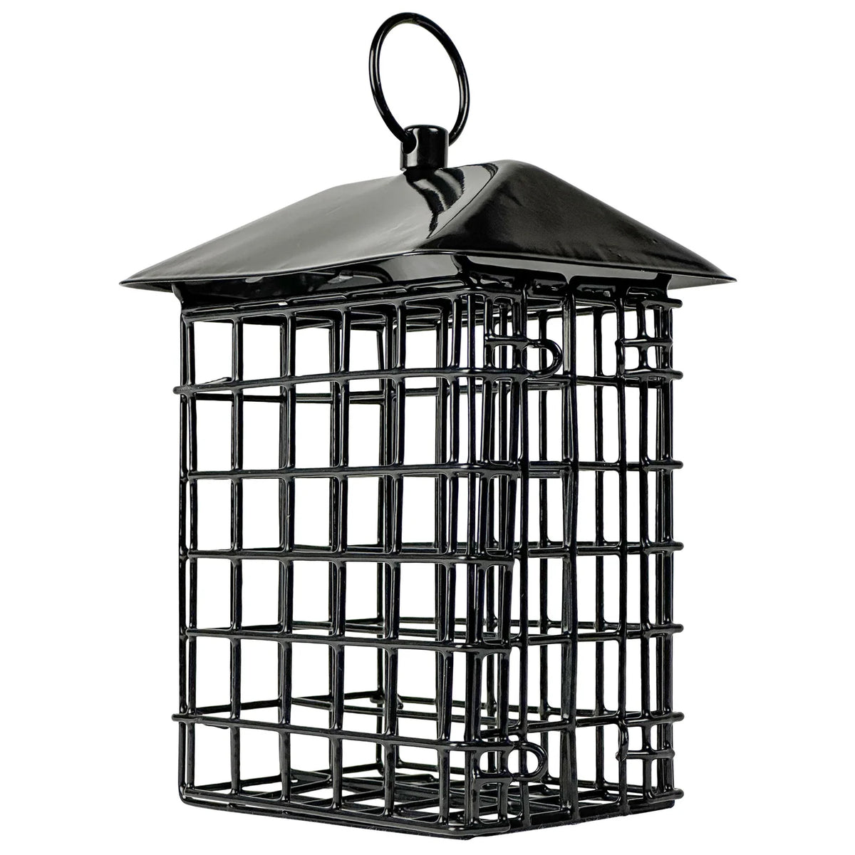 Nature's Way Double Suet Cake Cage Wild Bird Feeder with Roof