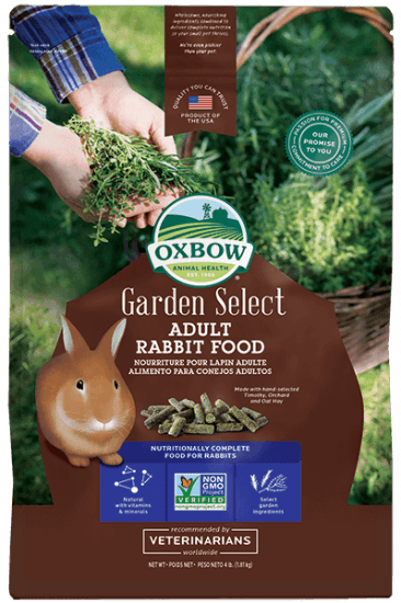 Oxbow Animal Health Garden Select Rabbit Dry Food 4 lb