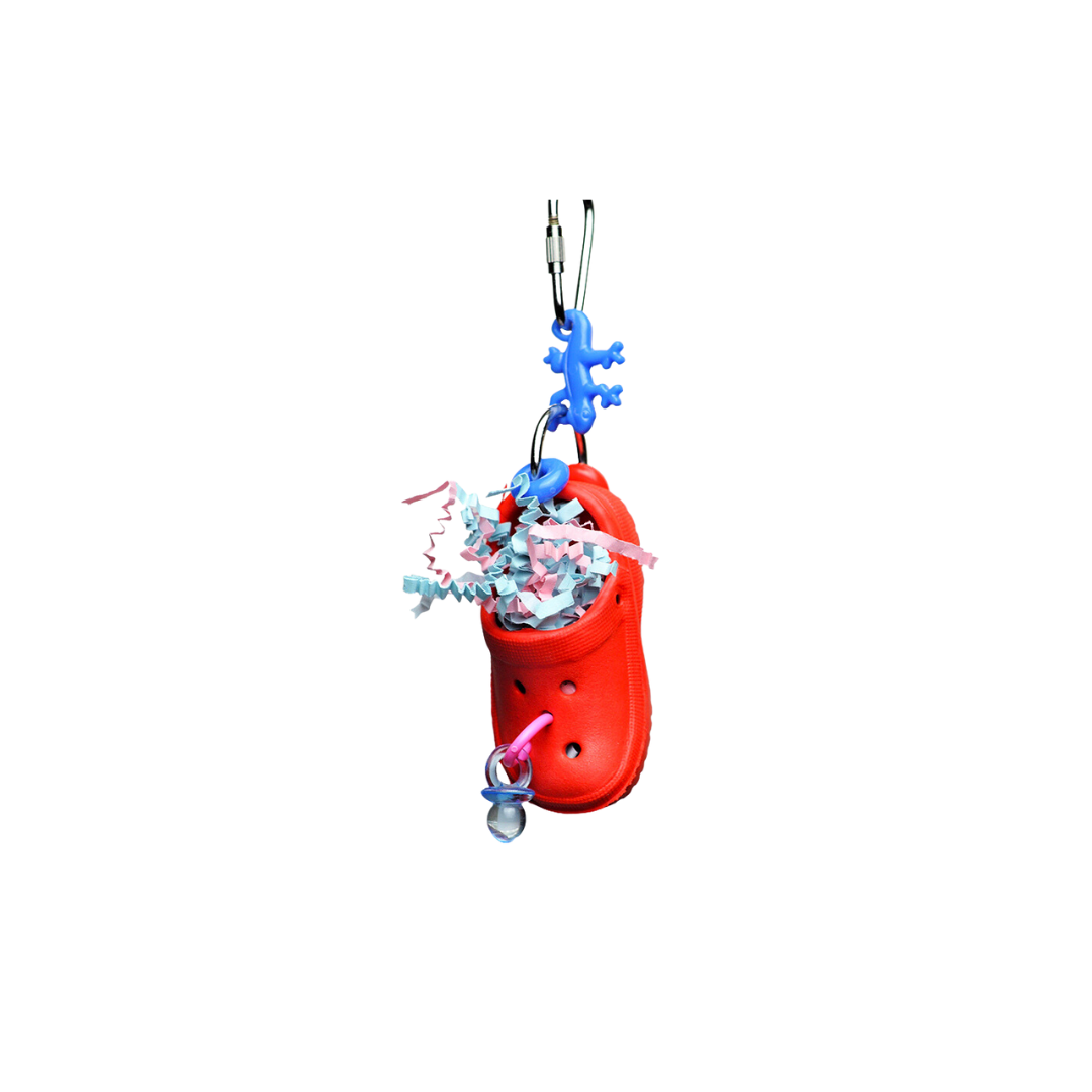 Incredipet Croc-Fetti Bird Bird Toy, 5.5 x 1.5 x 1.5 in