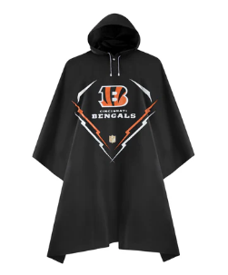 Pets First Cincinnati Bengals Premium Poncho for Humans