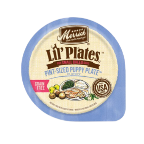 Merrick Lil' Plates Small Breed Pint-Sized Puppy Plate In Gravy Grain-Free Wet Dog Food
