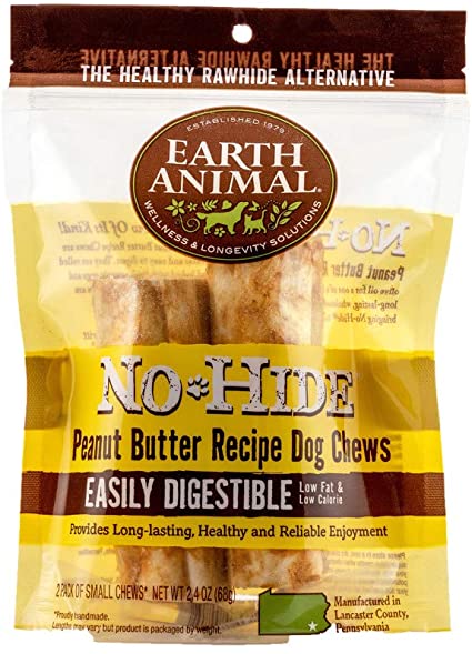 Earth Animal 7 in No-Hide Peanut Butter Chew For Dogs