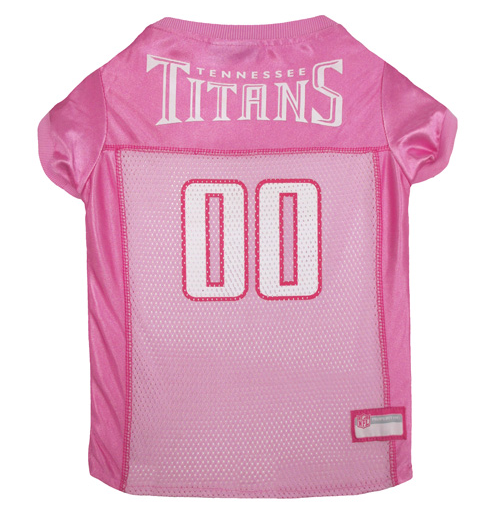 Pets First Tennessee Titans Pink Mesh Pet Jersey