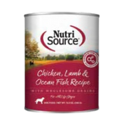 Nutrisource Chicken, Lamb & Ocean Fish Recipe with Wholesome Grains Canned Dog Food