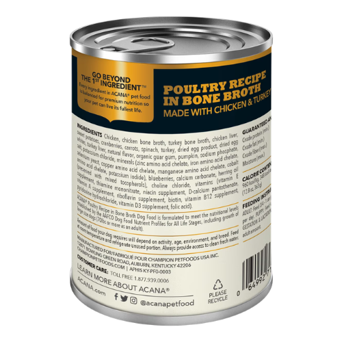Acana Premium Chunks Poultry Recipe In Bone Broth Wet Dog Food