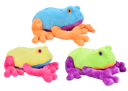Multipet Frog Plush Jumbo Dog Toy, Assorted 15 in