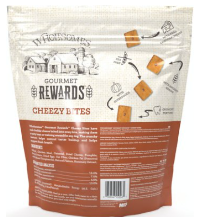 Wholesomes Rewards Cheezy Bites Biscuits 3 lb