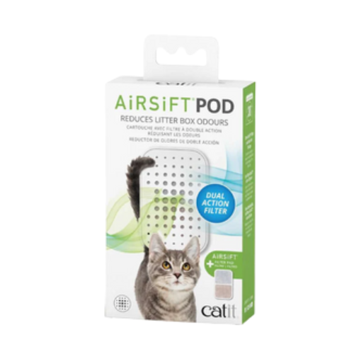 Catit AiRSiFT Dual Action Odor Reducing Pod for Litter Boxes