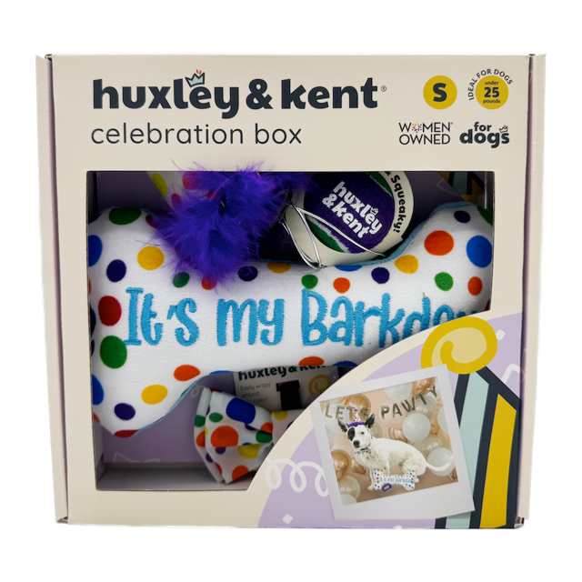 Huxley & Kent Happy Barkday Dog Birthday Celebration Box S