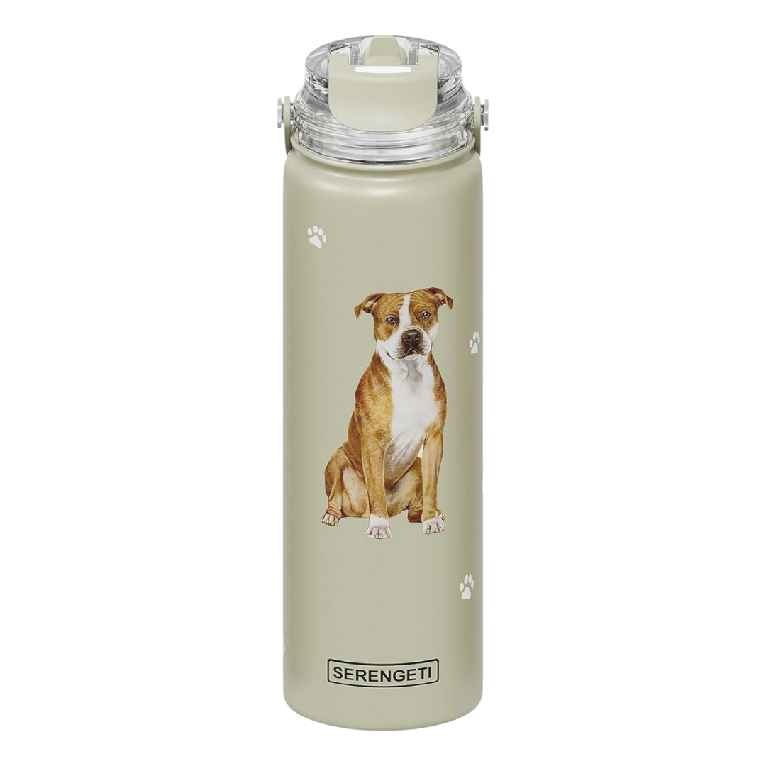 E & S Imports Serengeti Pit Bull Stainless Steel Water Bottle 24 oz