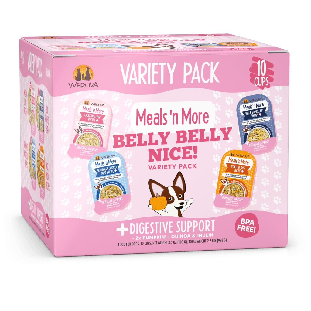 Weruva Meals 'N More BELLY BELLY NICE! + Digestive Support Variety Pack Wet Dog Food 10 ct