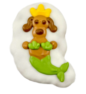 Bosco & Roxy Summer Pool Party Misty Merdog Dog Treat Cookie