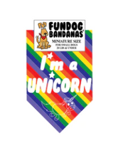 Fun Dog Bandanas I'm a Unicorn Pet Bandana