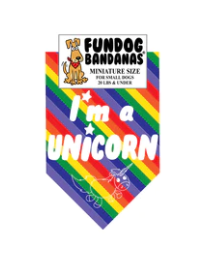 Fun Dog Bandanas I'm a Unicorn Pet Bandana