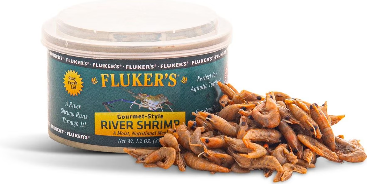 Fluker's Gourmet-Style River Shrimp Canned Reptile Food 1.2 oz