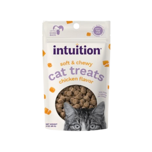 Intuition Chicken Recipe Soft & Chewy Cat Treats 3 oz