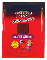 Omega One Frozen Blood Worms Flat Pack