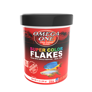 Omega One Super Color Flakes Tropical Fish Food