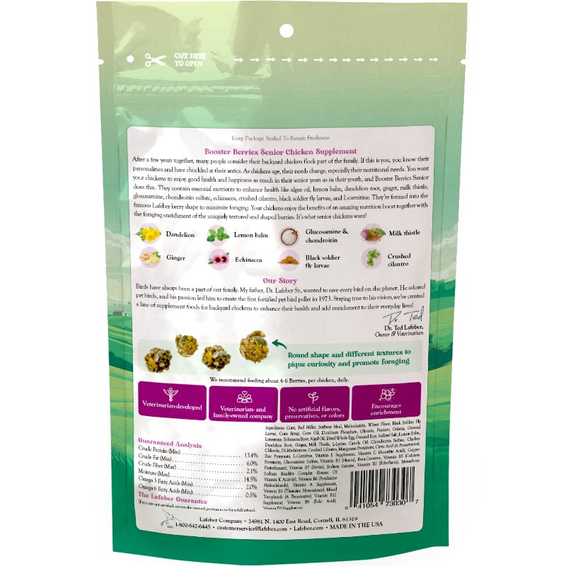 Lafeber's Booster Berries Senior Chicken Supplement 10 oz