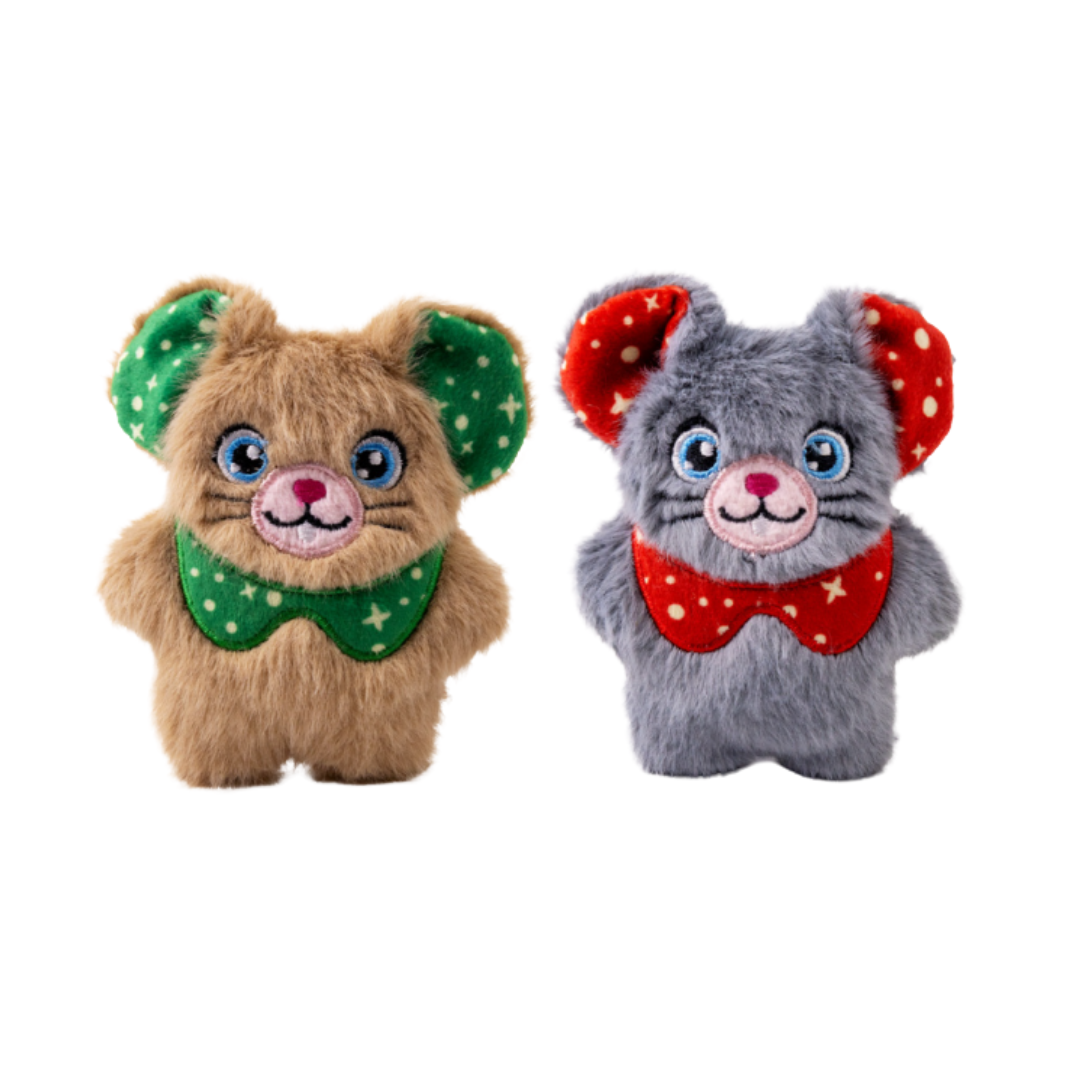 Kong Holiday Snuzzles Mouse Cat Toy, Assorted