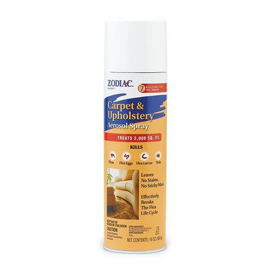 Zodiac Carpet & Upholstery Flea & Tick Aerosol Spray 16 oz