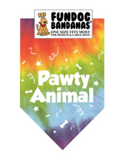 Fun Dog Bandanas Pawty Animal Pet Bandana