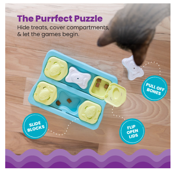 Catstages Kitty Cube Puzzle Cat Toy