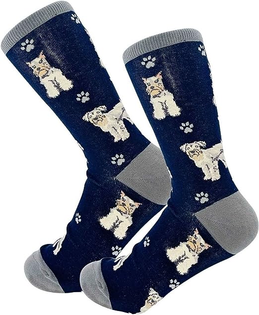 E & S Imports Pet Lover Socks Schnauzer Dog, Unisex, One Size Fits Most