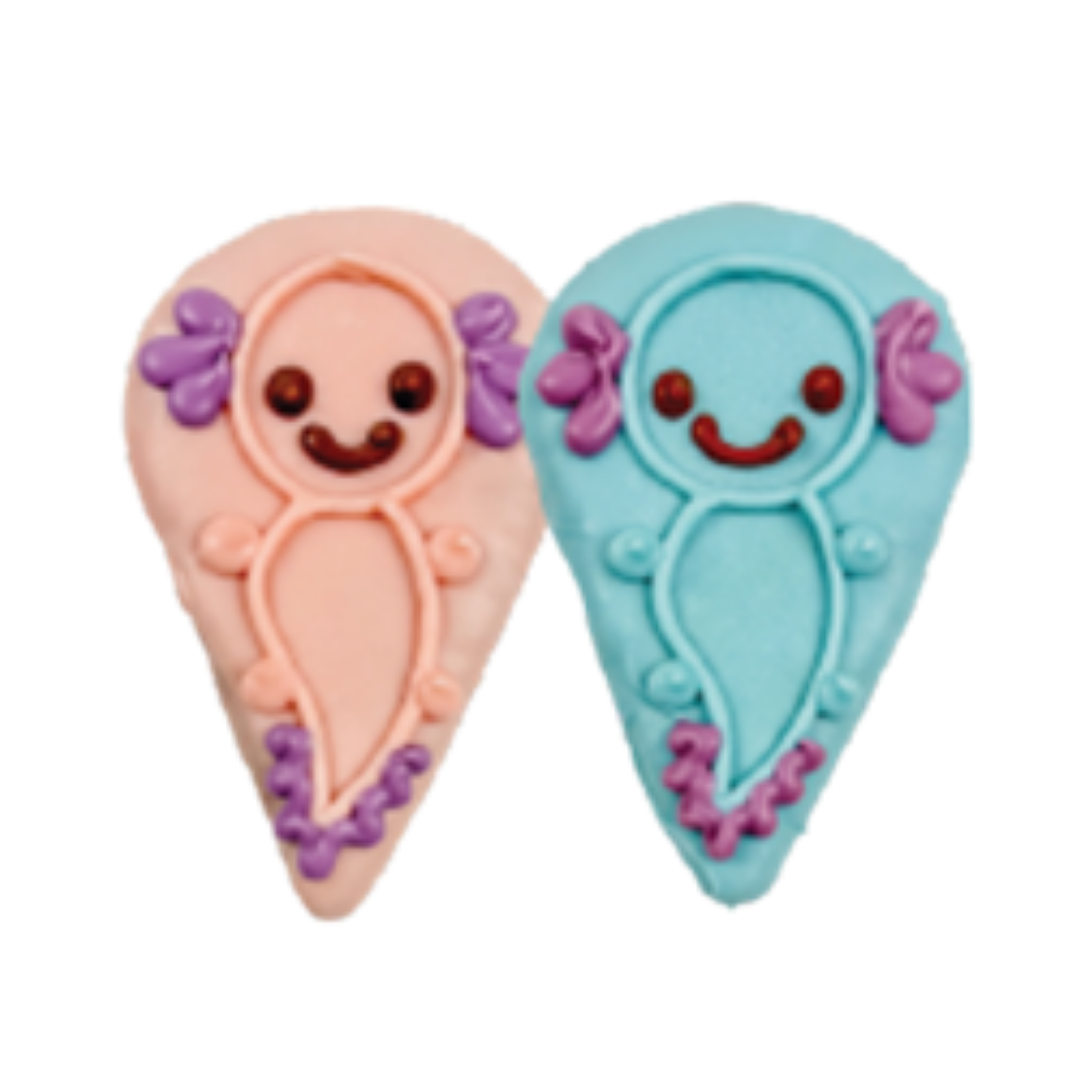 Bosco & Roxy Sir Smiles A Lotl Axolotl Dog Treat Cookie