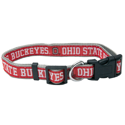 Pets First Ohio State University Adjustable Dog Collar