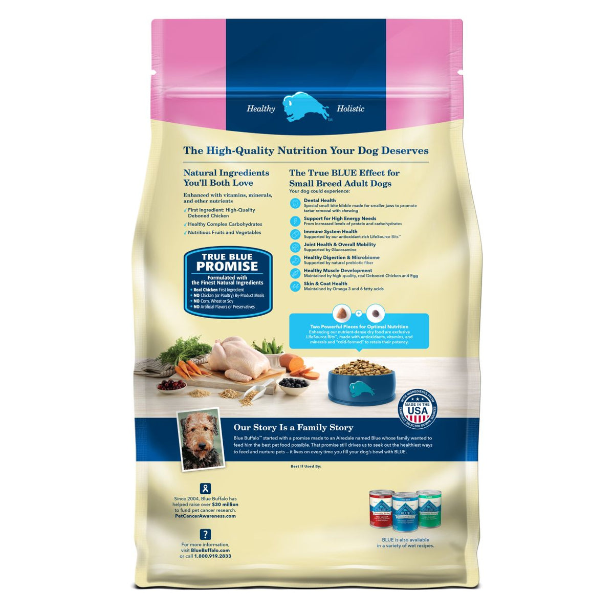Blue Buffalo Life Protection Formula Small Breed Chicken & Brown Rice Recipe Adult Dry Dog Food
