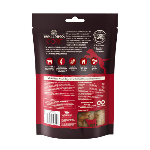 Wellness Core Healthy Joints Beef & Chicken Grain-Free Dog Treats 8 oz
