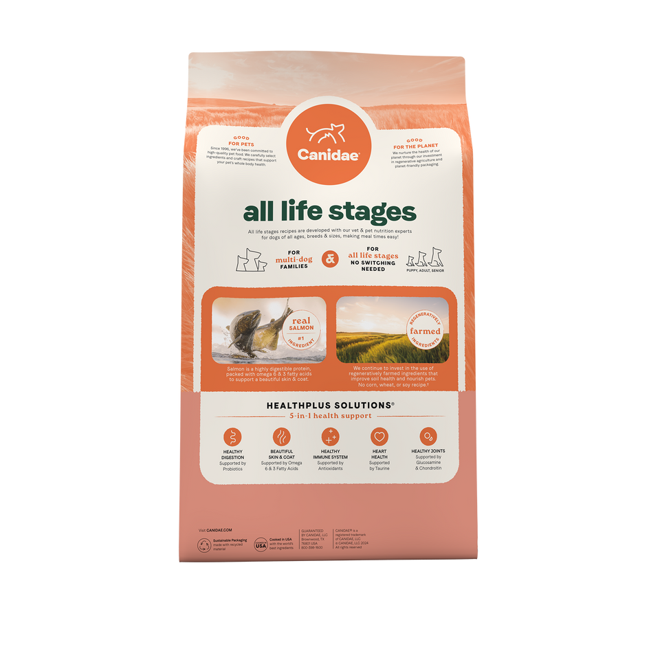 Canidae All Life Stages Real Salmon & Ancient Grains Recipe Dry Dog Food 27 lb