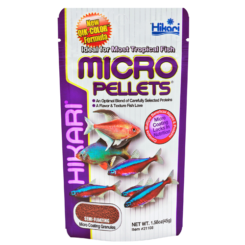 Hikari Micro Pellets Tropical Fish Food 1.58 oz