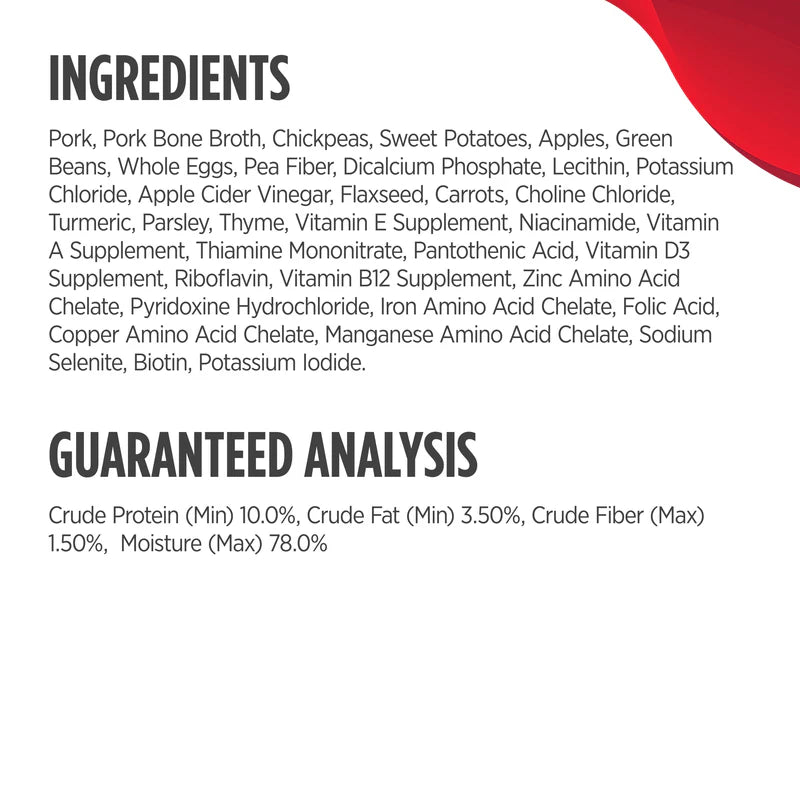 Nulo Gently-Cooked Meals Pork & Apple Recipe Adult Dog Food