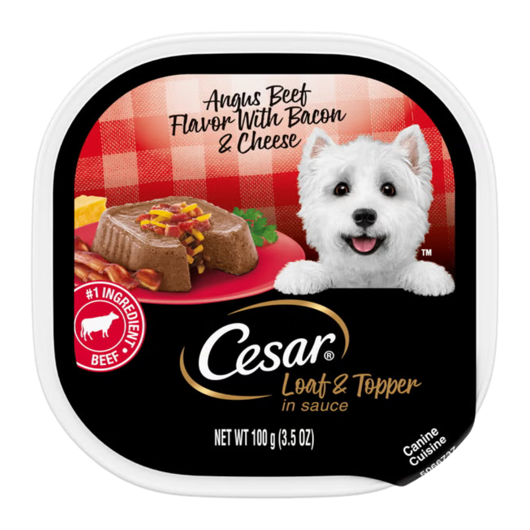 Cesar Loaf & Topper in Sauce Angus Beef with Bacon & Cheese
