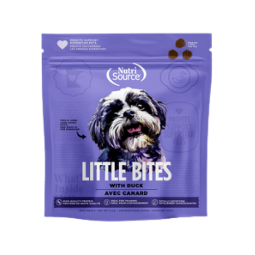 Nutrisource Duck Little Bites Dog Training Treats 6 oz