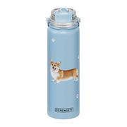 E & S Imports Serengeti Welsh Corgi Stainless Steel Water Bottle 24 oz