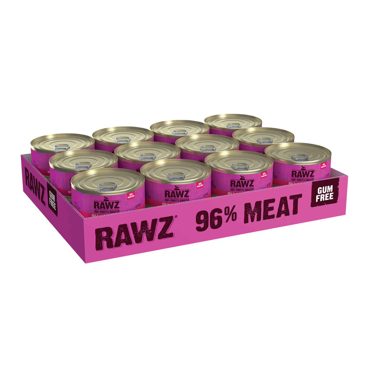 Rawz 96% Turkey & Salmon Pate Canned Cat Food