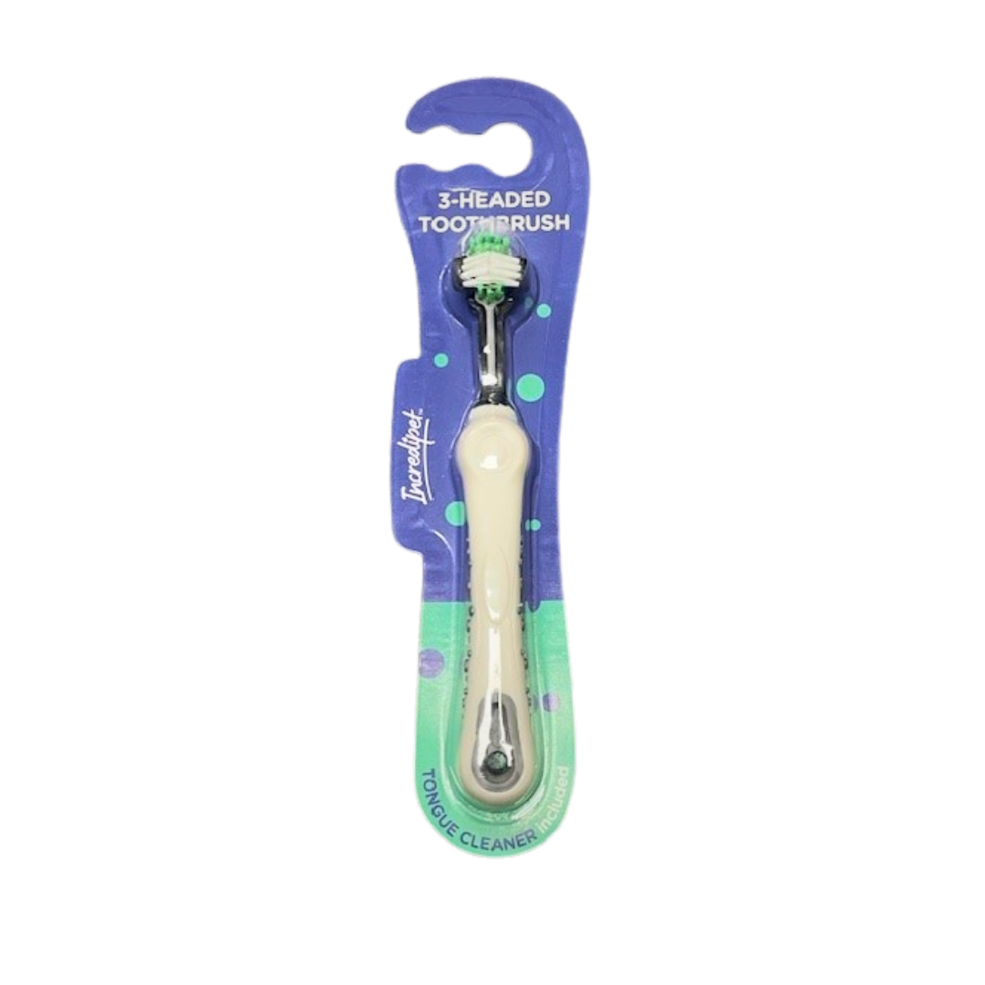 Incredipet 3-Headed Pet Toothbrush