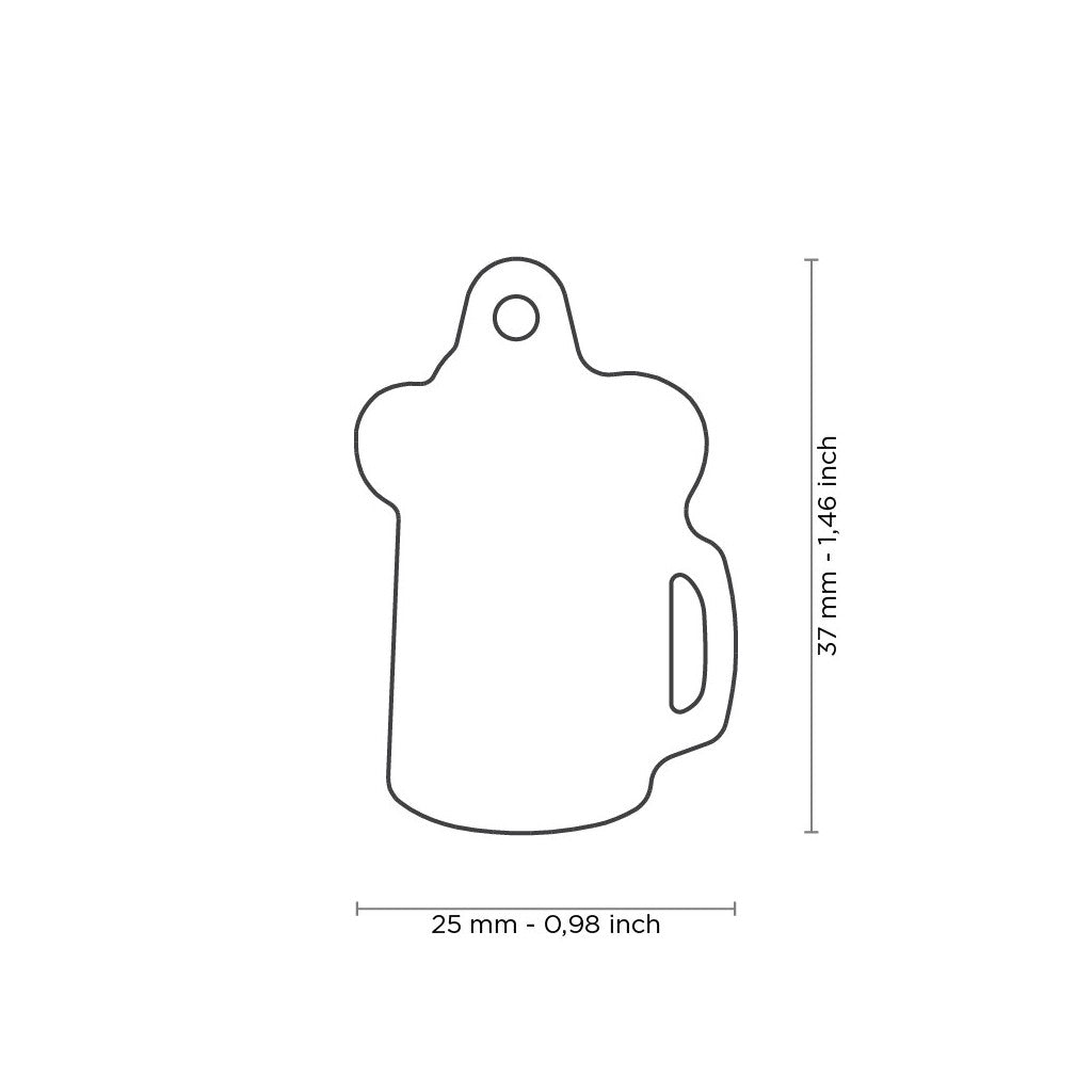 Myfamily Food Beer Pet Identification Tag