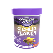 Omega One Cichild Flakes Fish Food 2.2 oz