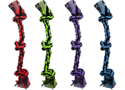 Incredipet 3-Knot Rope Dog Toy, Assorted 15 in