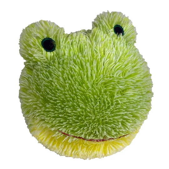 Petlou EZ Squeaky Frog Ball Stuffing-Free Dog Toy 4 in