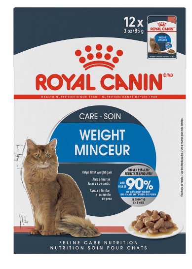 Royal Canin Feline Care Nutrition Weight Care Chunks in Gravy Pouch Cat Food