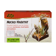 Zilla Micro Habitat Aboreal for Small Reptiles, Amphibians & Invertebrates 8 x 6 x 14 in